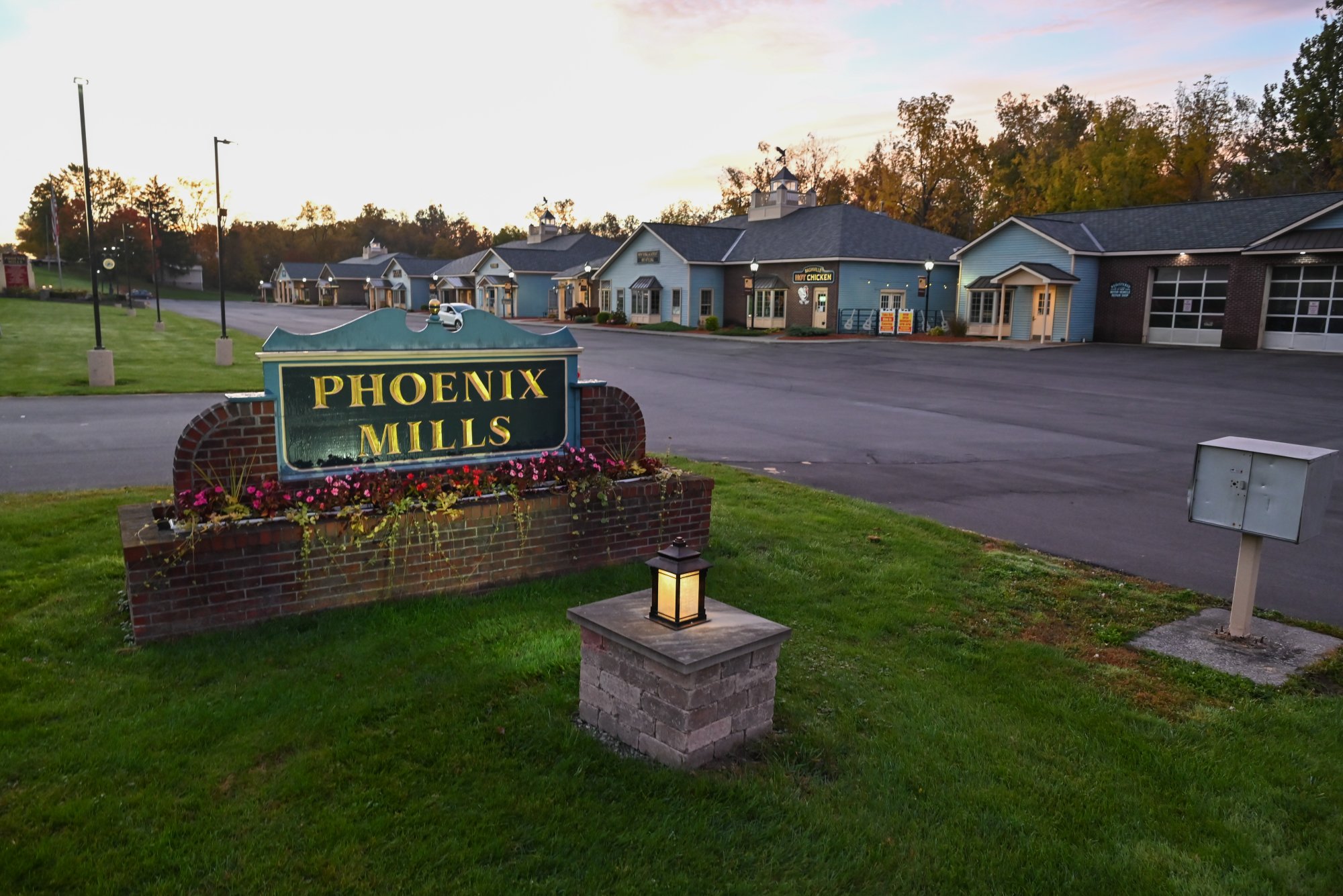 Phoenix Mills Plaza sign